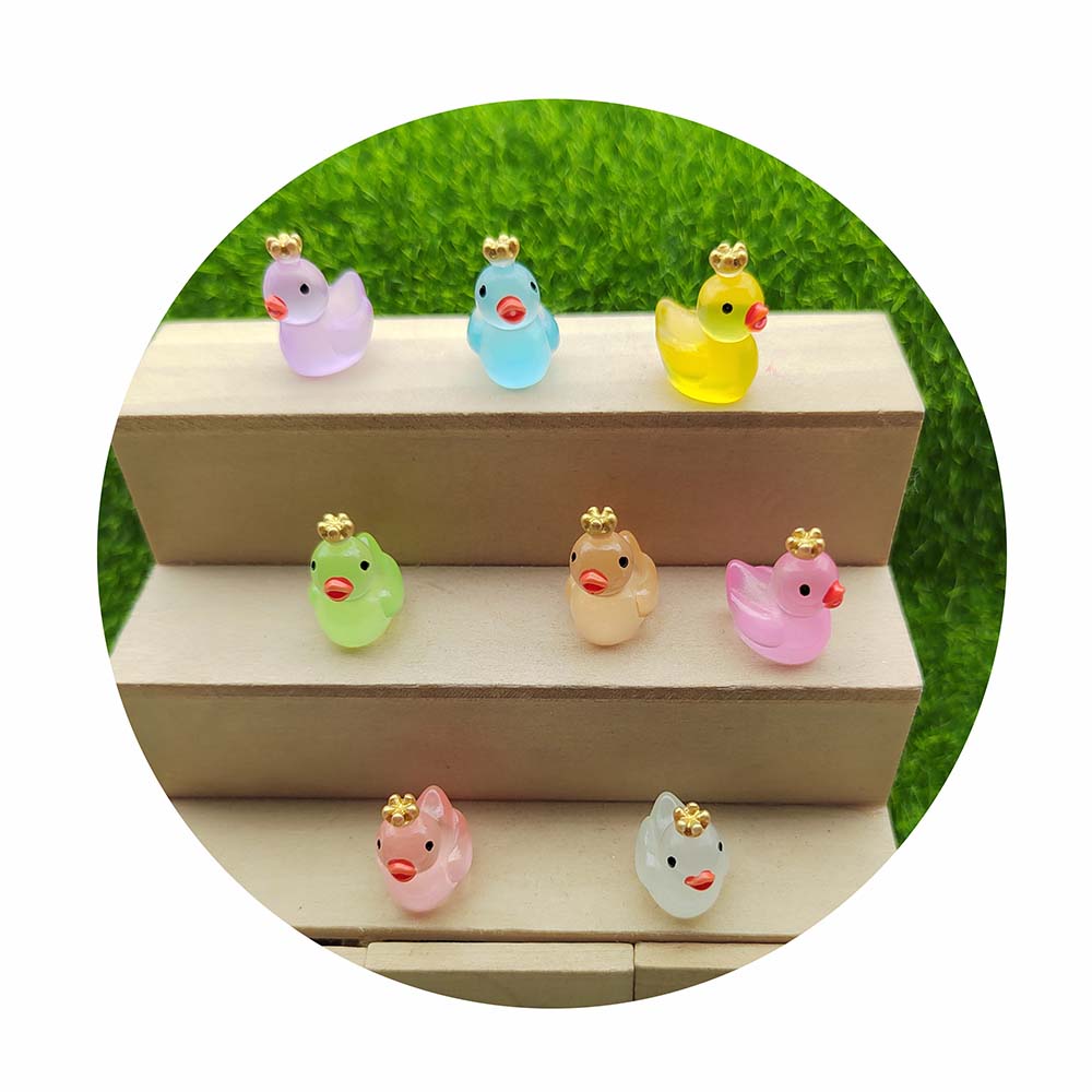Mini Resin Cows Maridergo 136PCS Mini Luminous Resin Animals, Cute Tiny Small Resin Animals Little Plastic Animal Figurines Small Ducks Bulk Glow In The Dark For Fairy Garden Dollhouse Plant Decorations Tiny