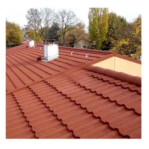 Cheap Interlocking Asphalt Shingles For Roofs Sand-coated Metal Steel Stone Roof Tiles For A Pavilion