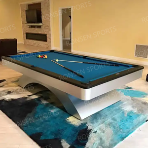 2025 Fábrica profesional Producir interior Habitación del hogar Precio barato 8 bolas o 9 Juego de pelota Mesa de billar con pizarra - Product Image 6