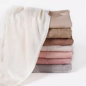 New Hijab Design 2023 Plain Scarf Thread Cotton Printed Scarf Ethnic Hijab For Women Turbante