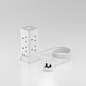 Nouvelle tendance, multiprise, prise britannique, rallonge multiprise à 8 prises avec USB C pour usage résidentiel - Product Image 2