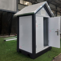 Cabane préfabriquée portable de petite taille en acier pour l'extérieur, rangement d'outils de jardin, abri pour animaux de compagnie, abri d'urgence pour parc extérieur