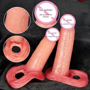Anillo para pene de silicona líquida hueca transfronterizo, condón <span class=keywords><strong>masculino</strong></span>, juguete sexual para adultos, anillo para pene LM-813, para crecimiento y engrosamiento, directo de fábrica - Product Image 3