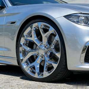 Ruedas Hunt Chrome Snowflake de 20, <span class=keywords><strong>22</strong></span> y 24 Pulgadas, 6x139.7, para Chevrolet Silverado 1500, GMC Denali, Cadillac Escalade, Yukon - Product Image 4