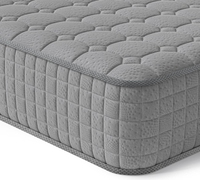 Magnifique matelas à ressorts Bonnel double, roulé et compressé, avec surmatelas en mousse standard, idéal pour chambre ou hôpital