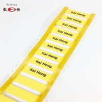 Tube thermorétractable personnalisé en polyoléfine de 25 mm, 600 V, pour marquage de fils, avec code alphanumérique