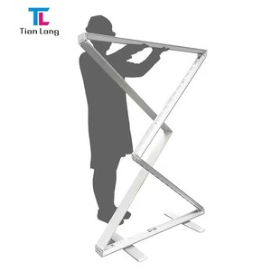 Tianlang Custom Double Sided SEG Portable LED Fabric Frameless Slim <strong>Advertising</strong> <strong>Light</strong> <strong>Box</strong> Free Standing Rectangle for Indoor - Product Image 3