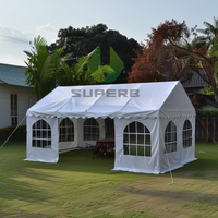 Tente de réception extérieure robuste et polyvalente 5x10m avec structure en aluminium pour événements, mariages et églises - Vente en gros