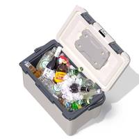 Glacière isotherme portable LIHENG 30L avec poignée, glacière commerciale pour boissons, glacière à bière pour l'extérieur, boîte à glace avec ouverture pour bouteilles