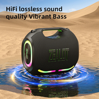 Altavoz Inalámbrico Impermeable de 120W con Luces LED RGB, Portátil con Batería para Karaoke y Fiestas al Aire Libre, Modelo ZE01