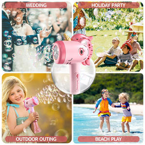 New electric light-emitting cute animal-shaped <b>bubble</b> stick, children's outdoor automatic <b>bubble</b> <b>gun</b> machine <b>toy</b> <b>bubble</b> stick - Product Image 5