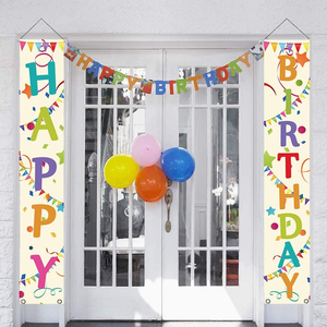 Striscioni in PVC Impermeabili Tongjie con <span class=keywords><strong>Stampa</strong></span> a Getto d'Inchiostro 'Buon Compleanno', 'Benvenuti a Casa' e Festività, da Appendere <span class=keywords><strong>su</strong></span> Ringhiere e Pareti del Cortile - Product Image 5