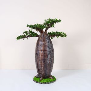Arbre Baobab <span class=keywords><strong>en</strong></span> plastique, plante artificielle <span class=keywords><strong>en</strong></span> <span class=keywords><strong>pot</strong></span>, pour l'intérieur et l'extérieur, décoration <span class=keywords><strong>de</strong></span> bureau, jardin, décoration <span class=keywords><strong>de</strong></span> la maison, plantes artificielles - Product Image 2
