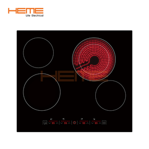 HEME China Fabricante Nuevo Diseño 4-Zonas de cocción Vidrio Cerámica Infrarrojo <span class=keywords><strong>Cocina</strong></span> eléctrica incorporada para el hogar - Product Image 1