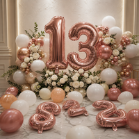 50 ballons géants de 16 pouces pour le Nouvel An, la fête prénatale, les anniversaires, les mariages, les festivals, les fournitures de fête, les décorations, les ballons numérotés