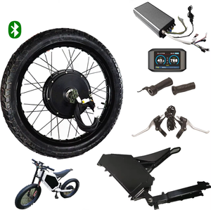 Kit moteur de moyeu de vélo électrique 36v 500w/1000w/3000w pour accélérateur de pouce d'affichage LCD avant arrière avec batterie au lithium d'alimentation - Product Image 1