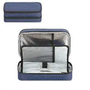 Double layer Diabetic Organizer Bag Insulin Pen Carrying Case Portable Insulin Bag