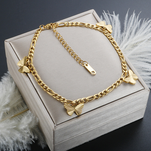 Bracelet papillon tendance <span class=keywords><strong>pour</strong></span> femme, bijoux élégants, cadeau d'anniversaire, bracelet en acier inoxydable, <span class=keywords><strong>prix</strong></span> de gros - Product Image 6