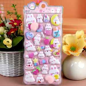 Pegatinas 3D de Burbujas de PP con Dibujos Animados de Animales para Decoración Infantil y Scrapbooking - Product Image 5