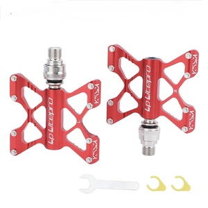 <span class=keywords><strong>Pedaliera</strong></span> per Bicicletta Pieghevole a Smontaggio Rapido con Pedali in Lega di Alluminio CNC - Product Image 4