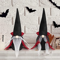 Pour Halloween et Noël, fournitures décoratives de festival, poupée vampire sans visage, vieil homme noir, ornements en gros