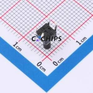 TS09-CBW1EH8.5 Tactile Switch Through hole-4P,4.5x4.5mm Switch Single Pole Single Throw Round Button 1.8N Through Hole - Product Image 2