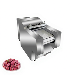 Machine industrielle de découpe de poulet avec désosseur pour volailles congelées, taille de cube réglable, moteur 3.0KW en cuivre pur, pour la transformation alimentaire - Product Image 1