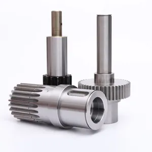 Aluminum high quality wholesale parts cnc machining gear shaft