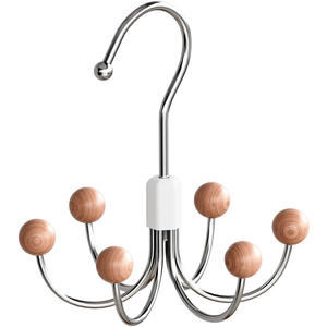 En gros, Organisateur de rangement en métal à crochets pour ceintures, foulards, soutiens-gorge, cravates, pour la maison et le dortoir - Product Image 1