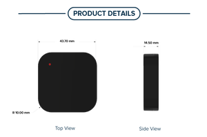 Sensor de temperatura y humedad nrf52832 ble, accesorio resistente al agua - Product Image 3