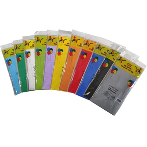 Manteles Desechables Modernos <span class=keywords><strong>de</strong></span> Plástico PE/PEVA al por Mayor, Opciones Multicolores, Empaquetados Individualmente para Fiestas <span class=keywords><strong>de</strong></span> Cumpleaños - Product Image 1