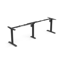 Bureau debout électrique ergonomique moderne en métal à hauteur réglable, anti-collision, pour bureau à domicile et étude