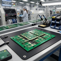 Service clé en main pour prototypes : carte PCB en matériau Rogers, PCBA, fichiers BOM et Gerber, finition de surface ENIG, blindage RF/EMI, SMT, DIP PCB