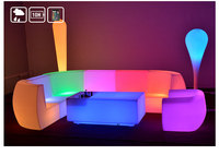 Table d'éclairage extérieur étanche avec LED, mobilier de bar, tables de fête avec seau à glace, table de bar pour événements de fête et discothèques