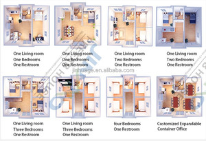 <span class=keywords><strong>Maison</strong></span> conteneur extensible 3-en-1 de 20 et 40 pieds, structure en acier préfabriquée pliable, bureau portable, villa, dortoir, habitation à <span class=keywords><strong>vendre</strong></span> - Product Image 4