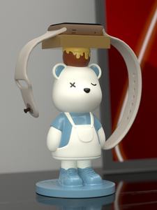 Soporte de Carga Decorativo para Apple Watch, Hecho a Mano con Resina, Diseño de Animal, para Mesita de Noche - Product Image 4