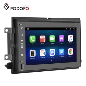 Podofo-autorradio estéreo para Ford F150/F250/F350, 2 + 32GB, Android 10, pantalla dividida de 7 ", GPS, Wifi, DSP, FM, AM, RDS, DAB +