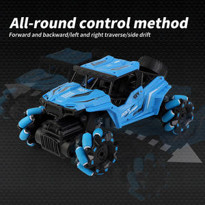 어린이용 4륜구동 전동 RC 오프로드 자동차 - 음악, LED 조명, 드리프트, 회전 및 충전식 배터리가 포함된 새로운 등반 장난감 - Product Image 4