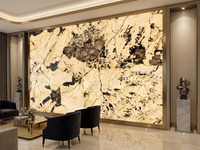 Quartzite Naturel Translucide Pandora Patagonia pour Mur de Fond Rétroéclairé, Îlot de Cuisine, Plan de Travail, Table, Sol, Escalier