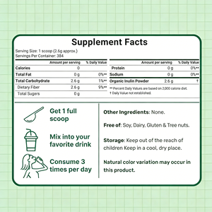 Serbuk Inulin Oem Odm, <span class=keywords><strong>Spirulina</strong></span> Organik, Serat Larut Nabati untuk Kesehatan Pencernaan Dewasa - Product Image 3