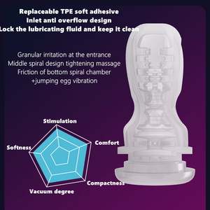TikTok自動振動男性オナニーカップポケットプッシーマスターベーターマシン大人のおもちゃ男性用 - Product Image 6