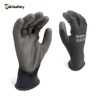 Gants de travail industriels Yokiisafety en toile, style conduite, pour hommes, avec logo, en PU, fabriqués en Chine, pour l'électricité