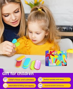 Giocattoli Sensoriali EDC in Silicone con Carta Magnetica Scorrevole, Antistress per Adulti, Spinner Manuale, Regali per <span class=keywords><strong>Autismo</strong></span> e ADHD - Product Image 6