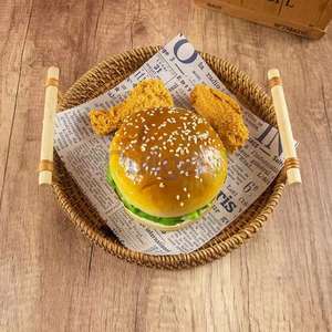 Papel de Envolver para Alimentos con Logotipo Personalizado, Papel de Pulpa Recubierto Resistente a la Grasa para Hamburguesas y Comida para Llevar - Product Image 3