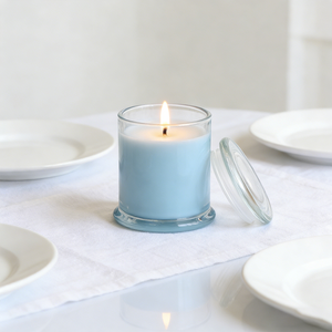 Pot à bougie en verre transparent de 70 ml/220 ml/360 ml avec couvercle en verre et joint pour la décoration de la maison - Product Image 5