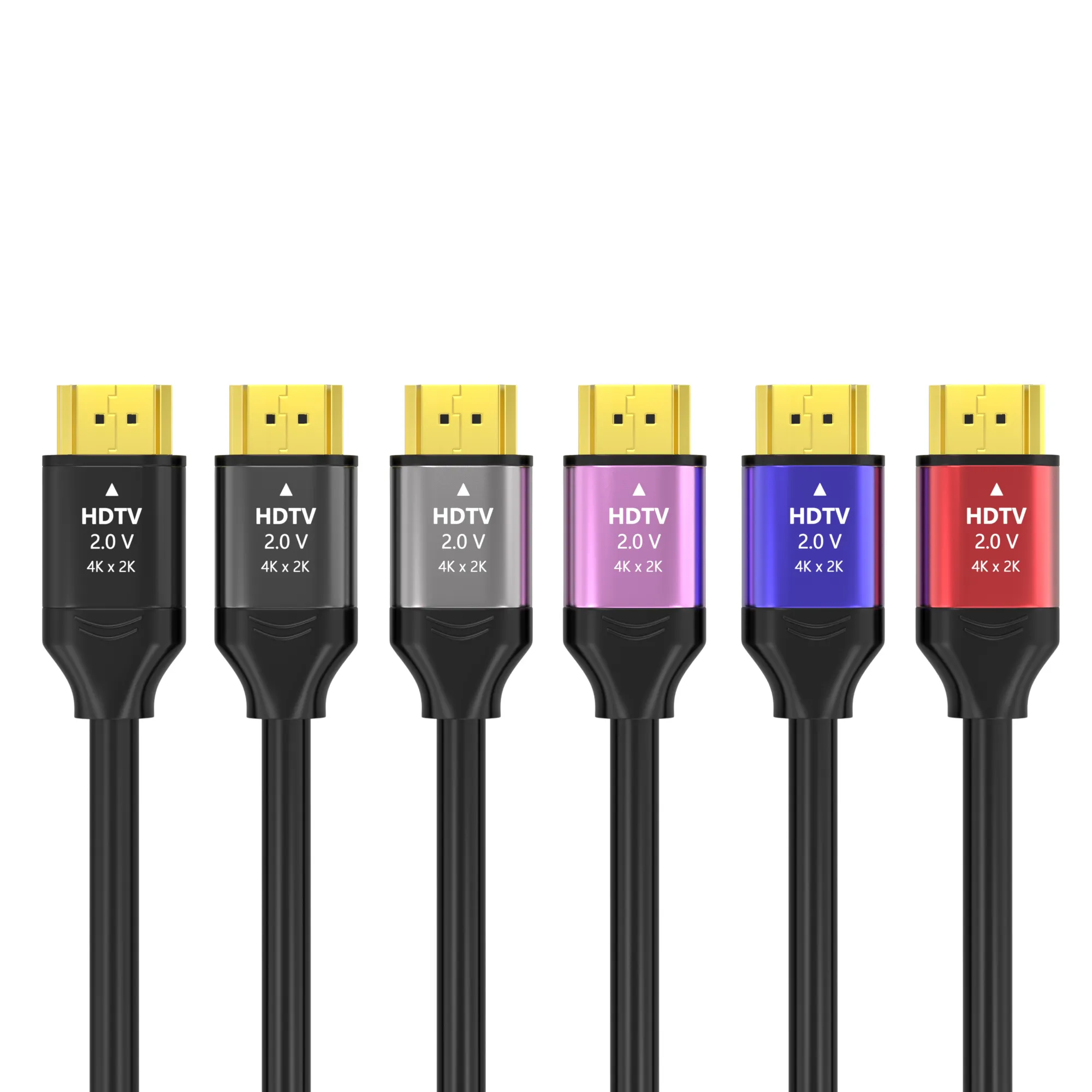 Высококачественный HDMI-кабель V2.0 4K 60 Гц, видеокабели с позолоченным штекером на штекер для HDTV, HDMI-кабель 4K для компьютерных аксессуаров