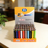 Briquet Maxi J6 en plastique, lot de 50 pièces en plateau, prêt à la vente au détail, à gaz butane, jetable, certifié sécurité, boîte de présentation, cadeaux d'affaires