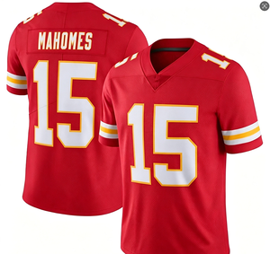 Hochwertige Herren American Football Trikots 15 <span class=keywords><strong>MAHOMES</strong></span> 87 KELCE Genähtes Trikot auf Lager - Product Image 1