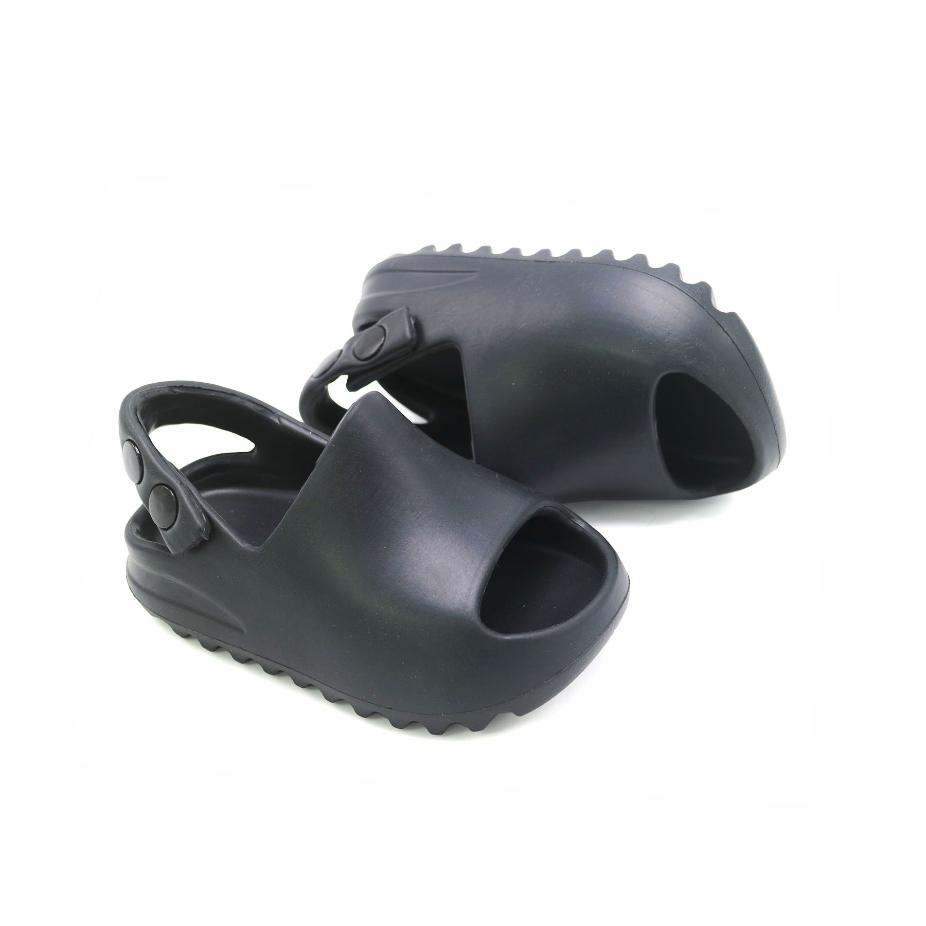 Детские летние шлепанцы для ванной ЭВА, однотонные тапочки для мальчиков и девочек, новый дизайн