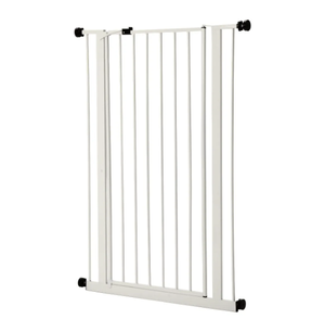 TAK Porte bébé rétractable 33 "de haut s'étend jusqu'à 55" de large Gris/Sécurité enfant Portes bébé Portes rétractables pour animaux de compagnie pour escaliers - Product Image 1